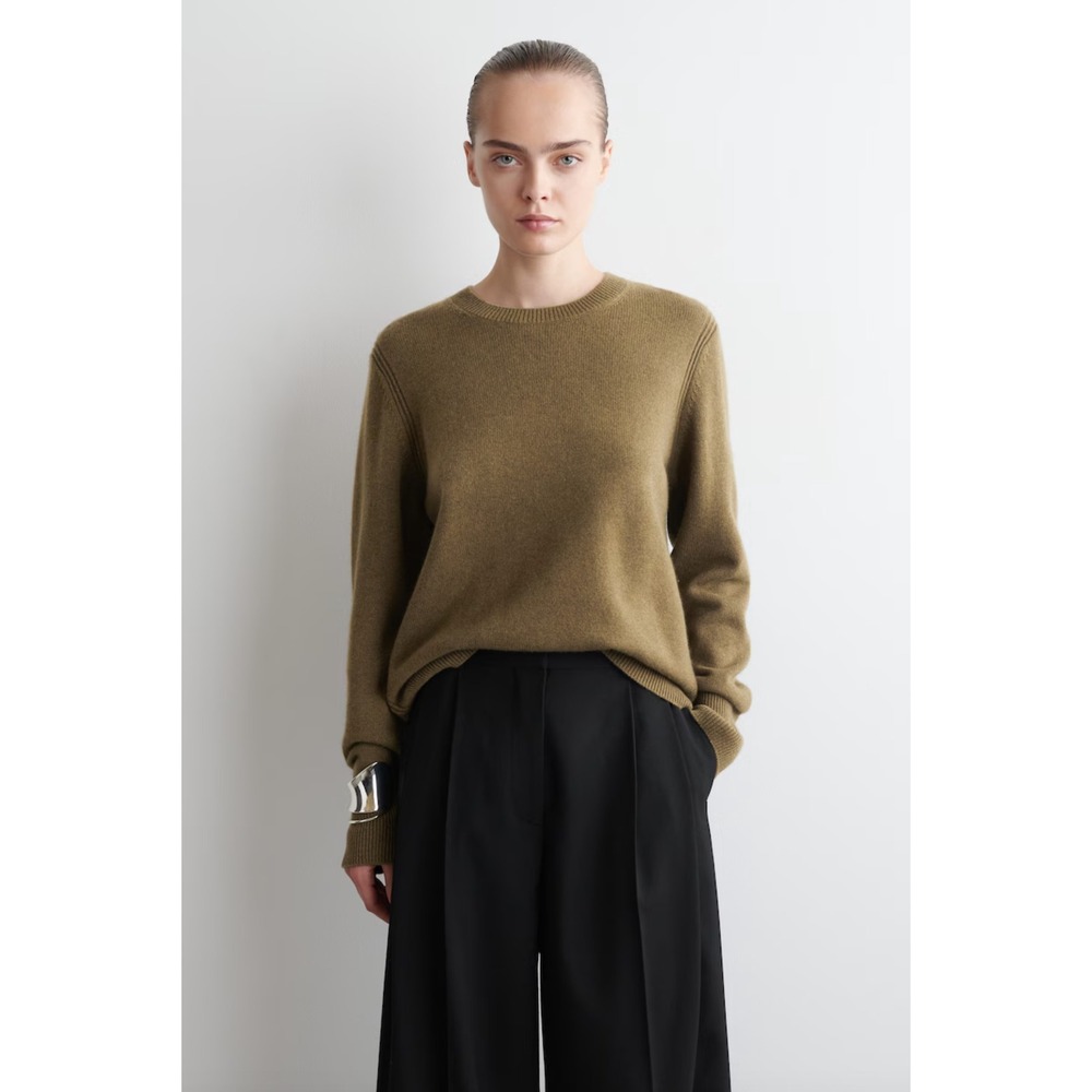 COS Cashmere Sweater Green Size S - Picture 2 of 9